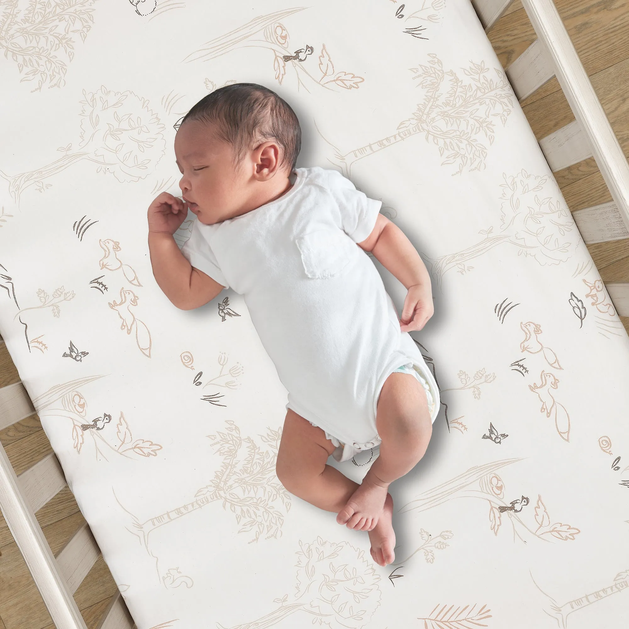 Treetop Fox 3-Piece Crib Bedding Set