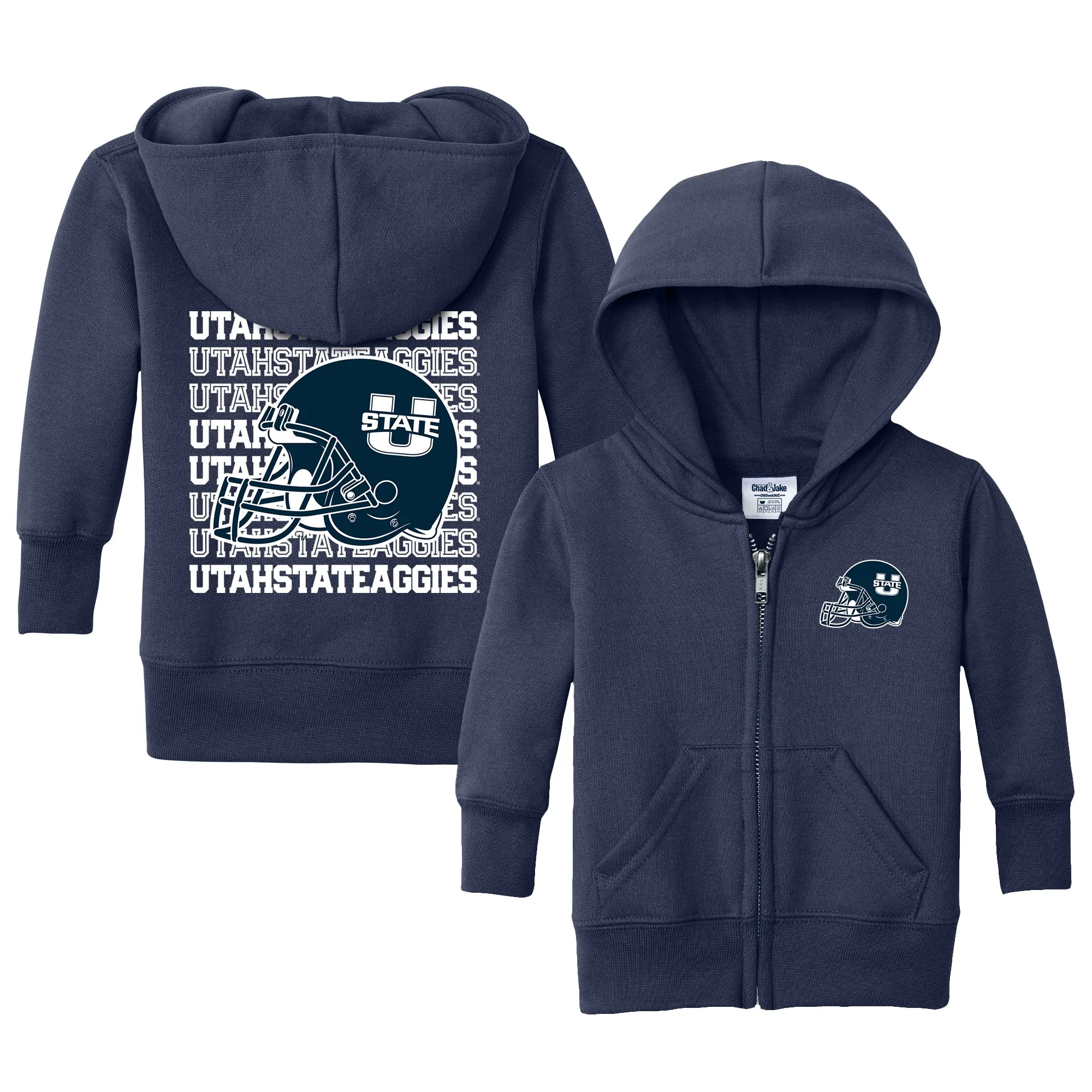 Utah State Aggies Retro Infant Full-Zip Sweatshirt