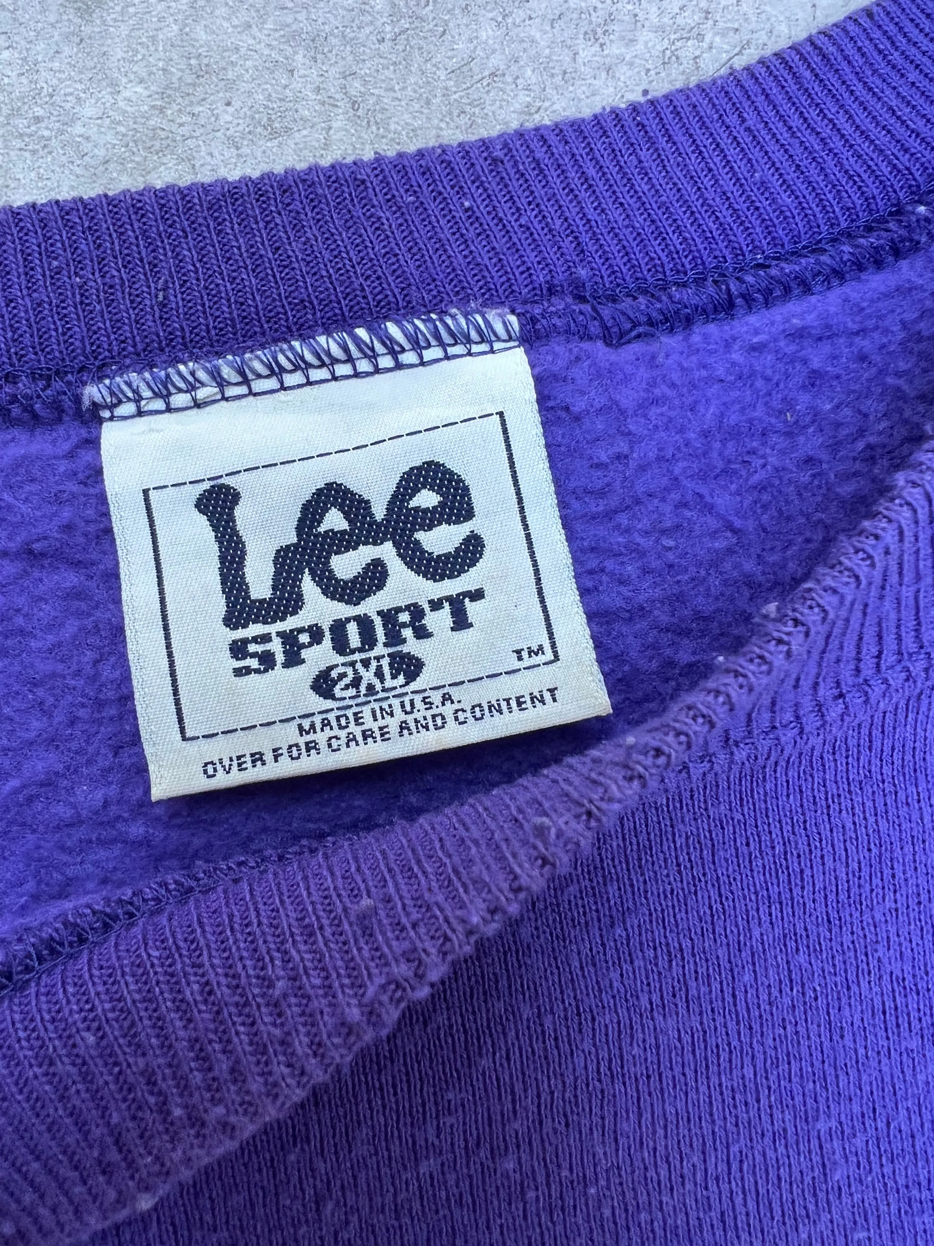 Vintage Lee Sports LA Lakers Crewneck (XXL)