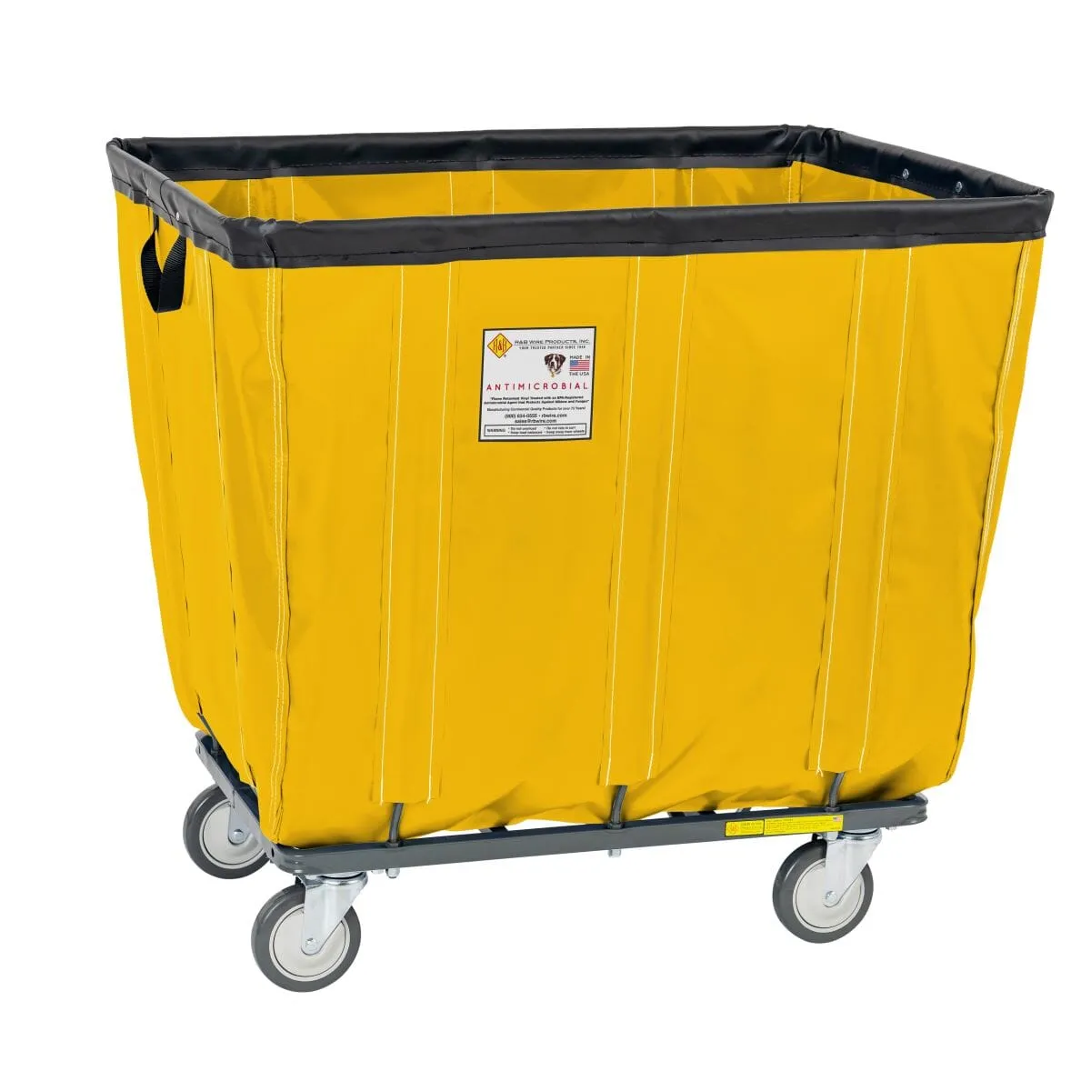 Vinyl Basket Truck w/ Antimicrobial Liner - 20 Bushel