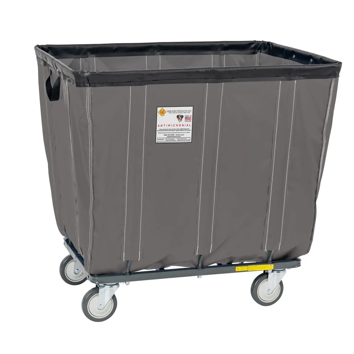 Vinyl Basket Truck w/ Antimicrobial Liner - 20 Bushel