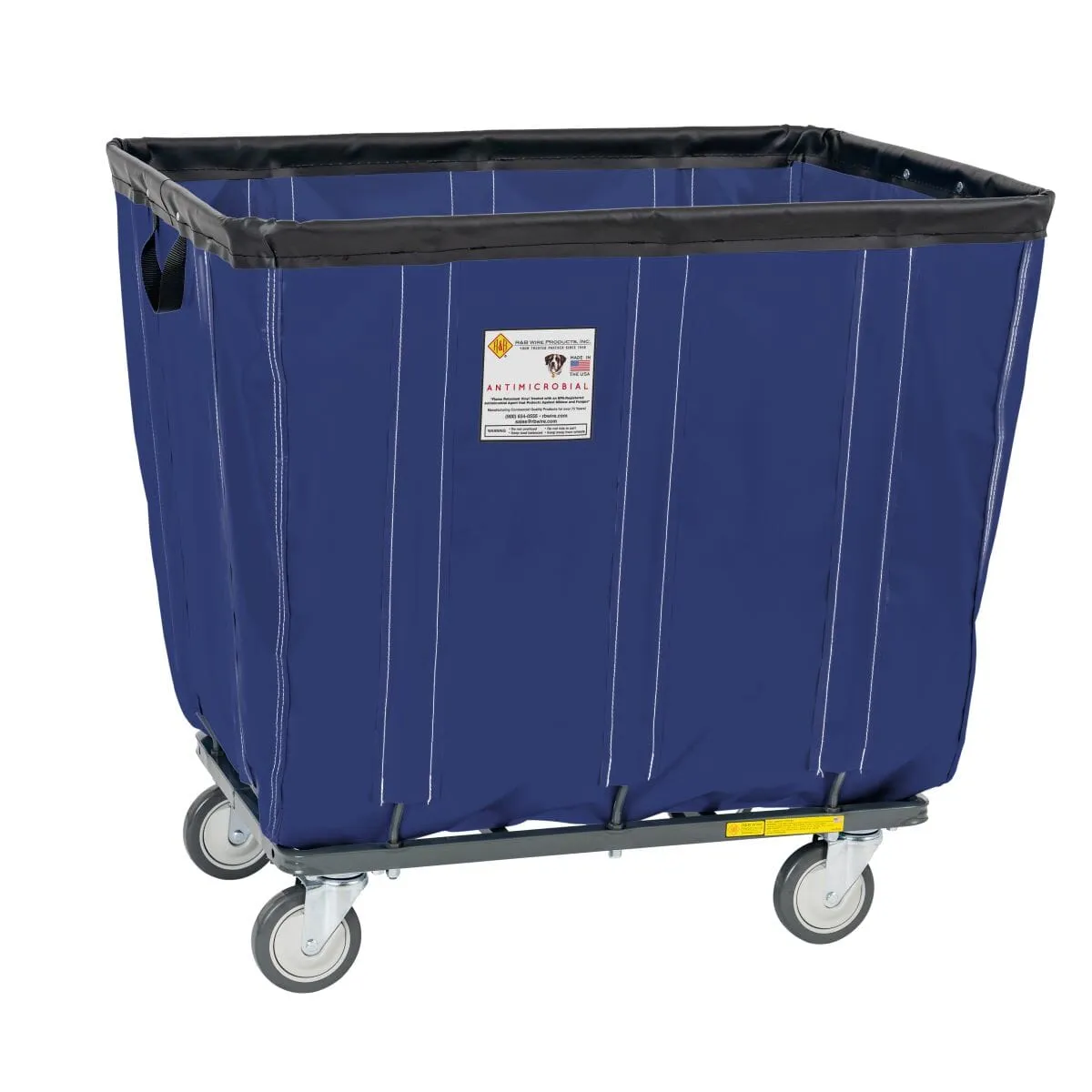 Vinyl Basket Truck w/ Antimicrobial Liner - 20 Bushel