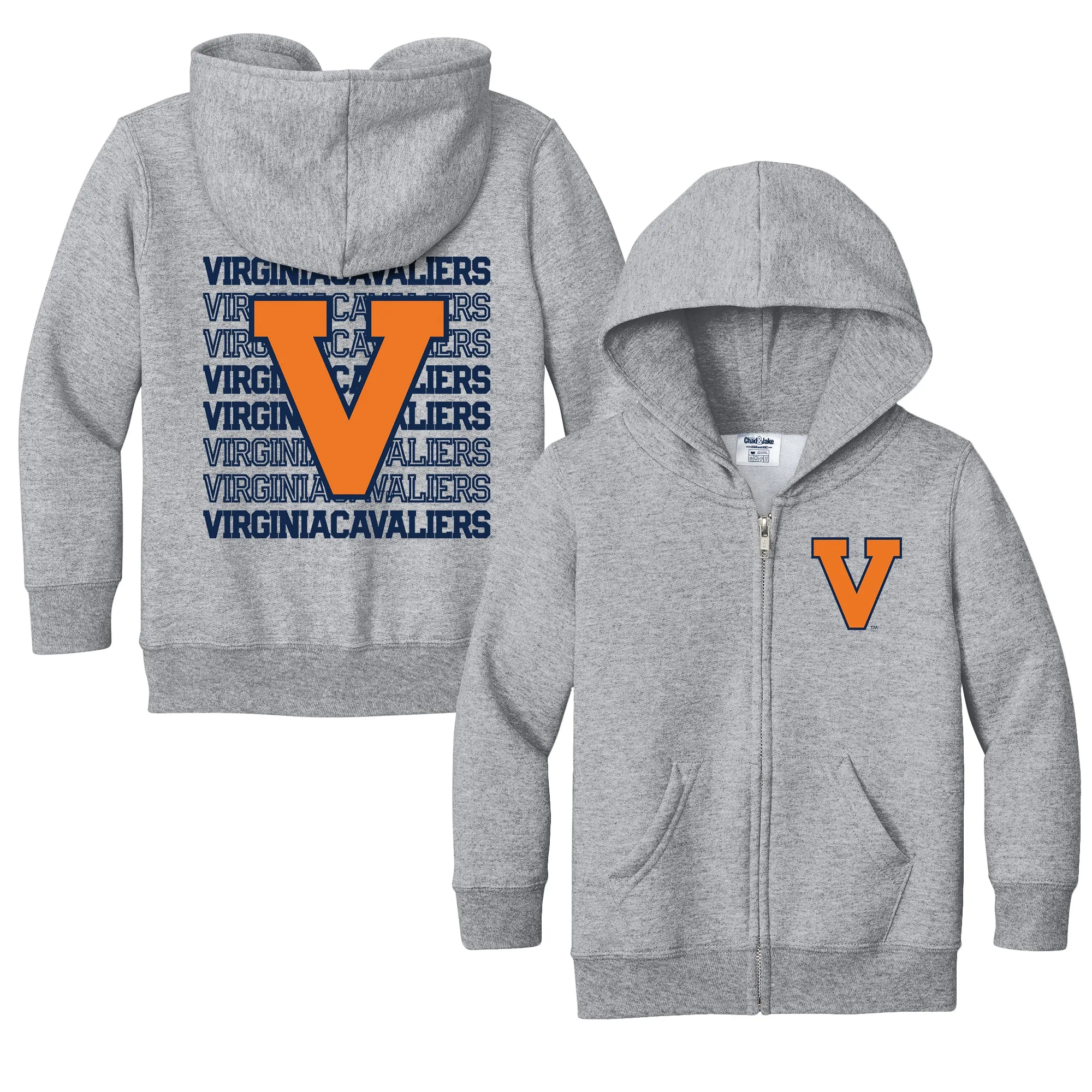 Virginia Cavaliers Retro Toddler Full-Zip Sweatshirt