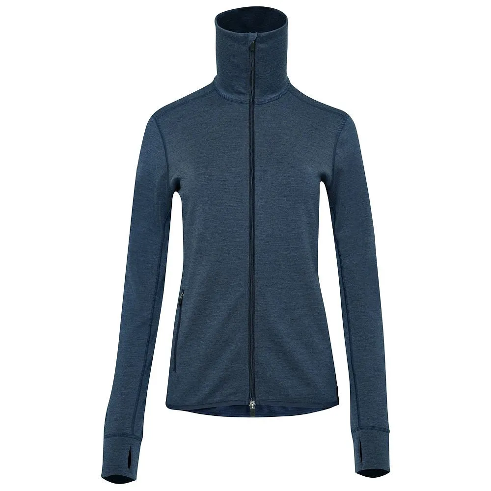 Womens 320 Merino Full Zip (Denim/Navy)