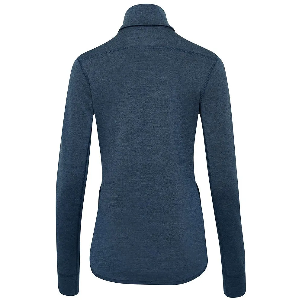 Womens 320 Merino Full Zip (Denim/Navy)