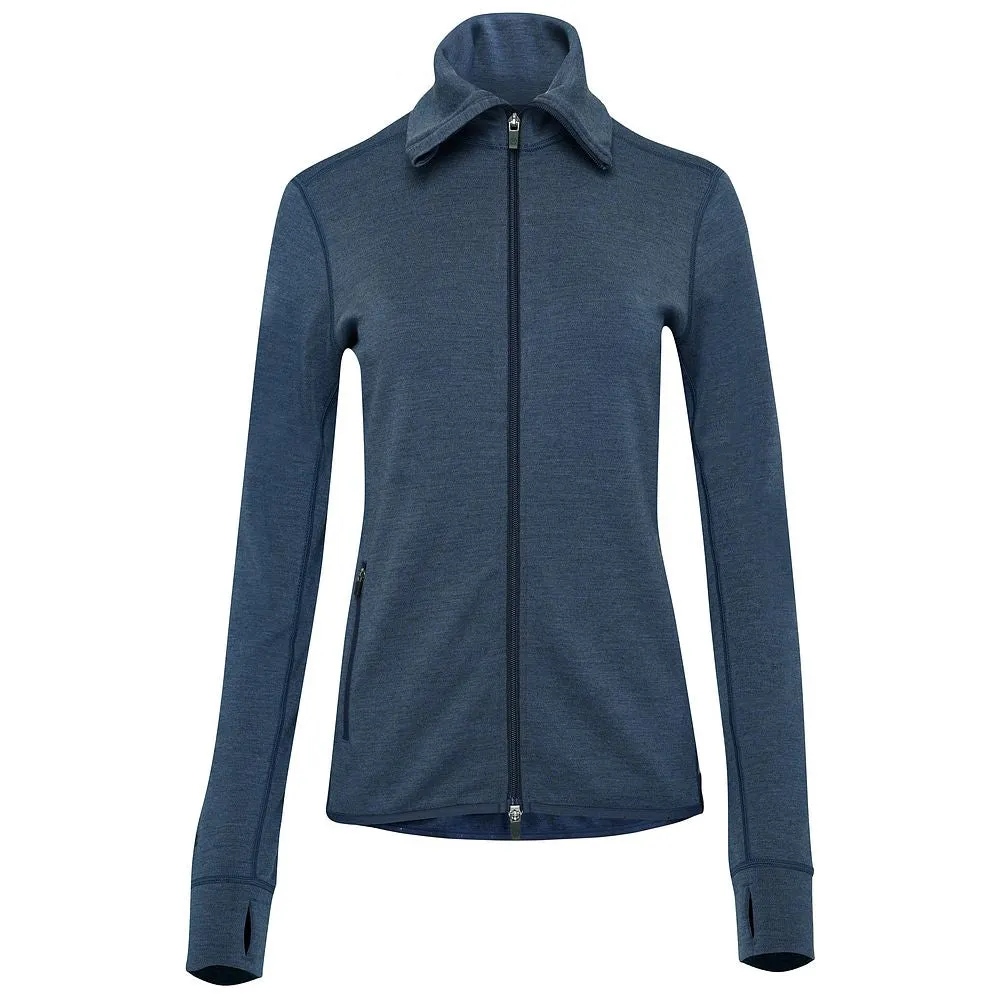 Womens 320 Merino Full Zip (Denim/Navy)