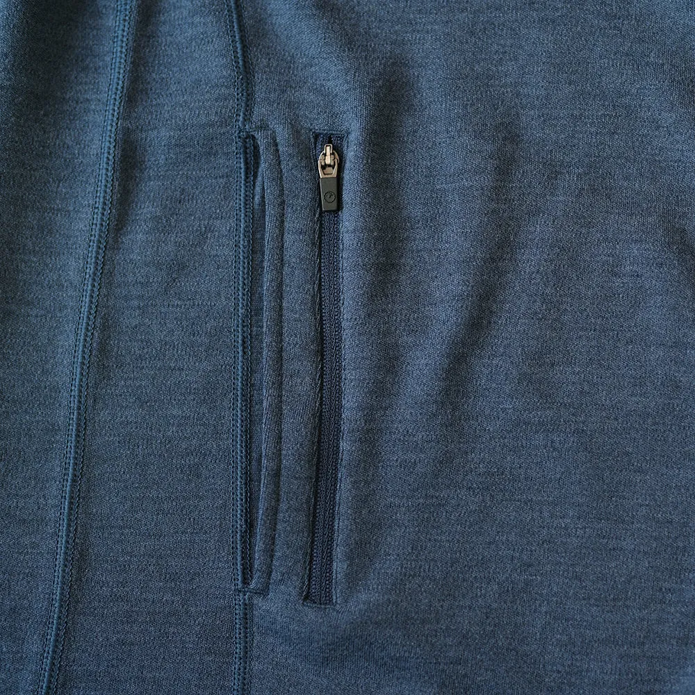 Womens 320 Merino Full Zip (Denim/Navy)