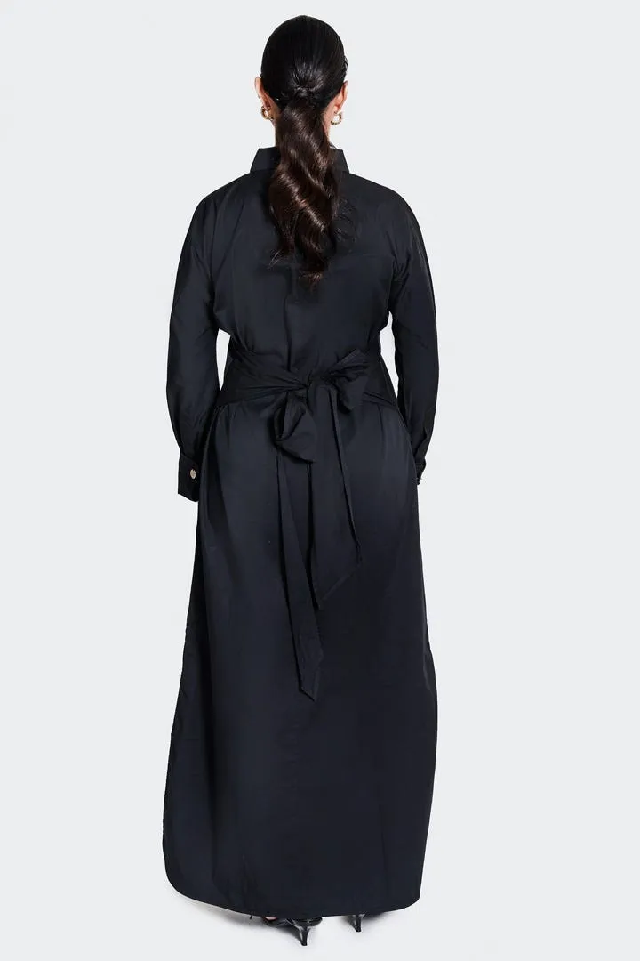 Women's Captiva Shirt Dress  |  Black