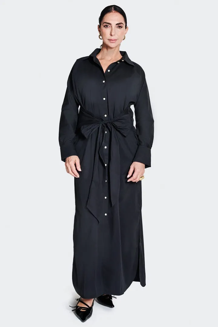 Women's Captiva Shirt Dress  |  Black