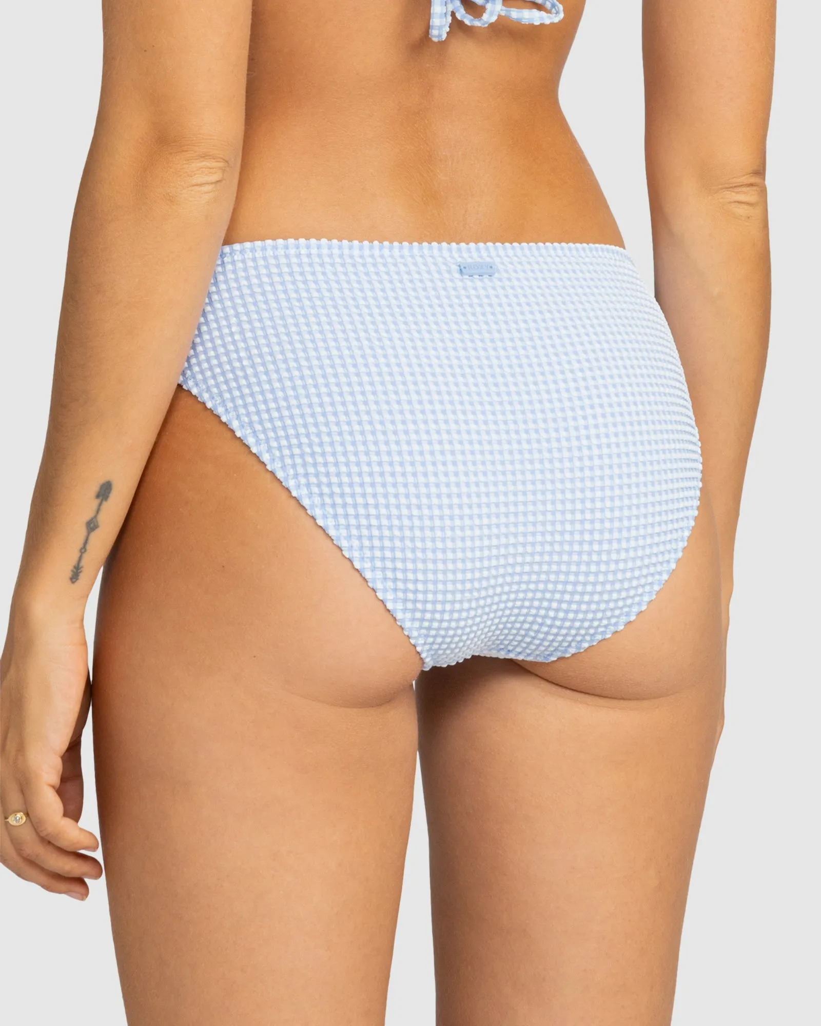 Womens Gingham Hipster Bikini Bottom