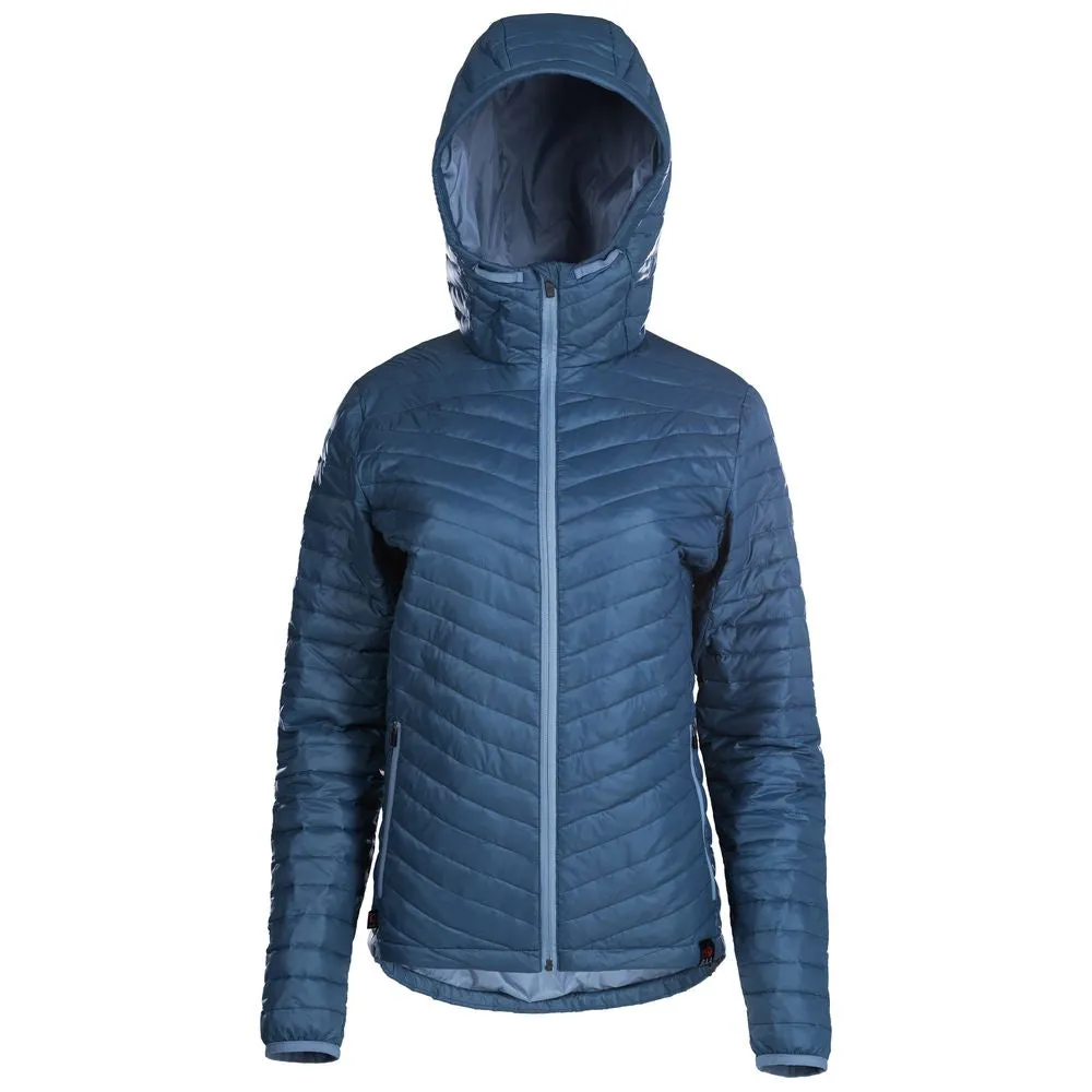 Womens Merino Wool Insulated Jacket (Petrol/Sky)