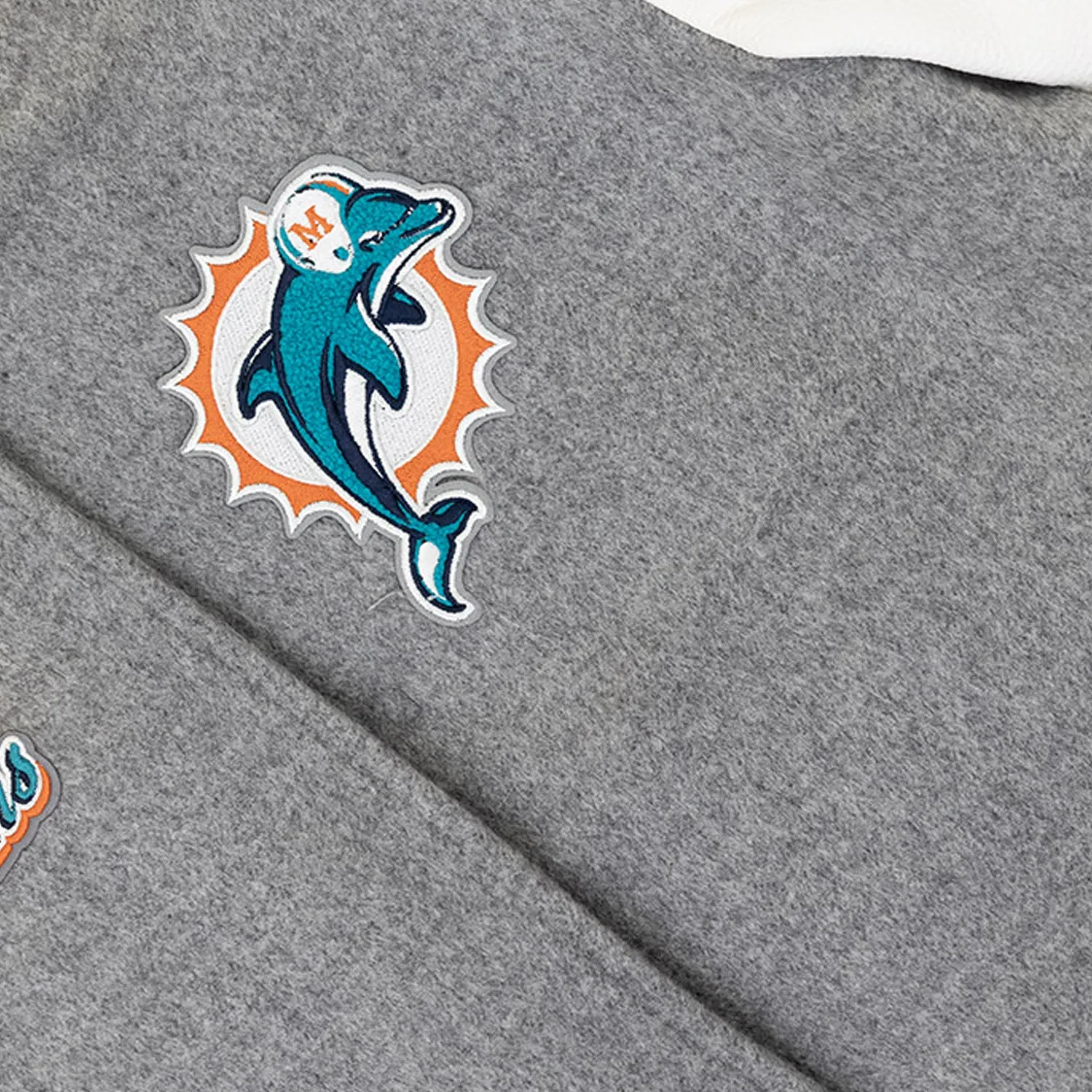 Women's Miami Dolphins NFL Rib Wool Varsity Jacket