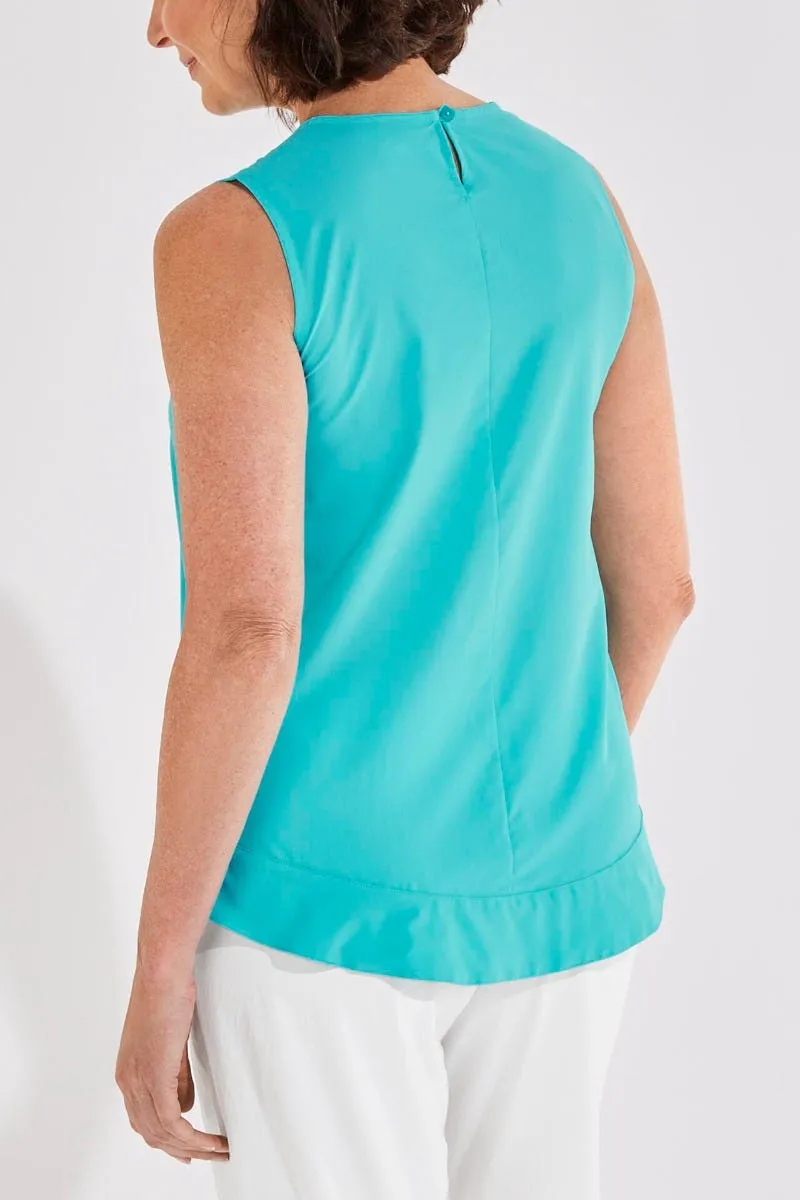 Women's St. Tropez Swing Tank Top  |  Bay Aqua