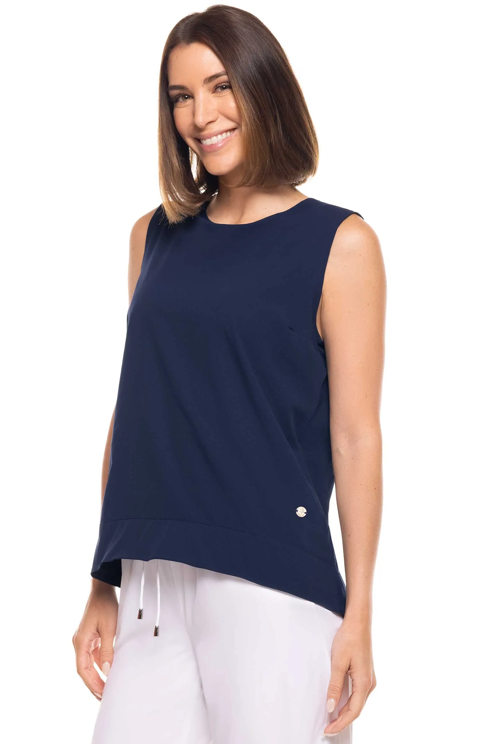 Women's St. Tropez Swing Tank Top  |  Navy