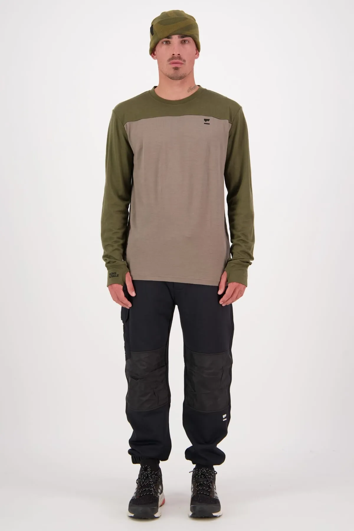 Yotei Merino LS - Dark Olive Walnut